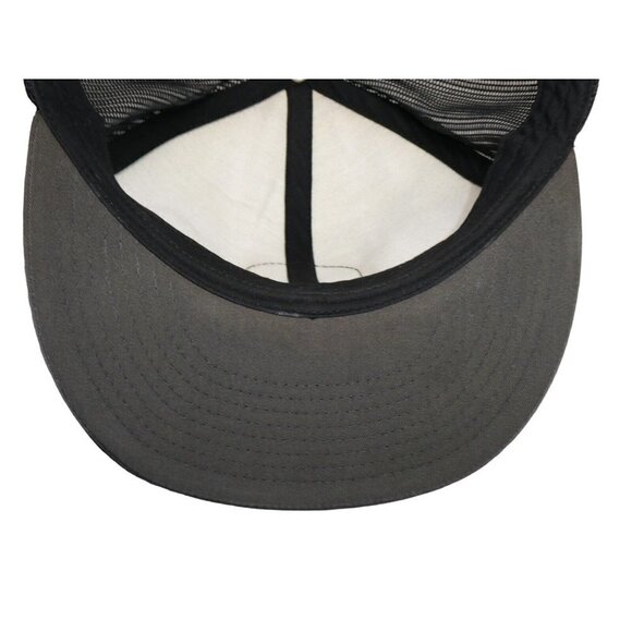 Brixton Logo Black Gray Trucker Hat Baseball Cap‎ Snapback mesh - Picture 9 of 9